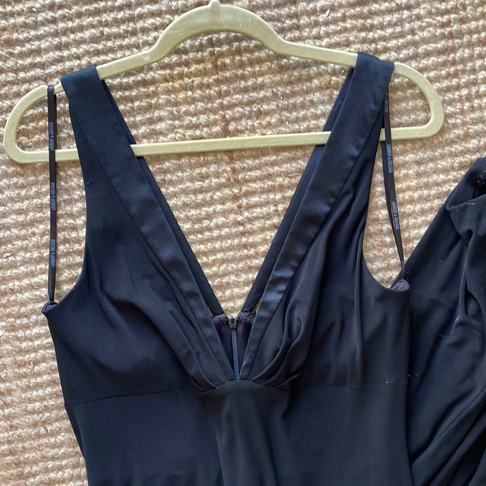 Laundry by Shelli Segal floor length black dress Sz 12